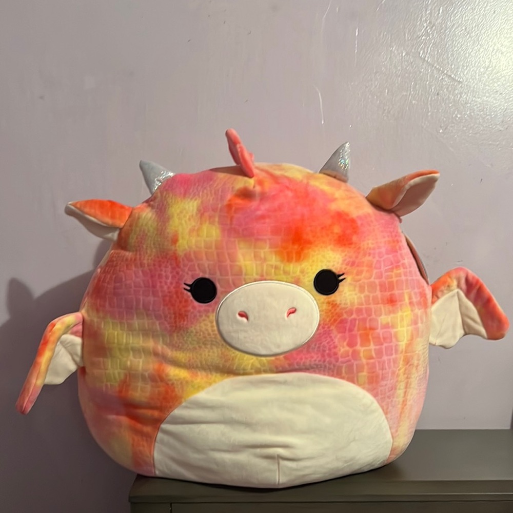 NWT 20” Celestina the Tie Dye Dragon Squishmallow